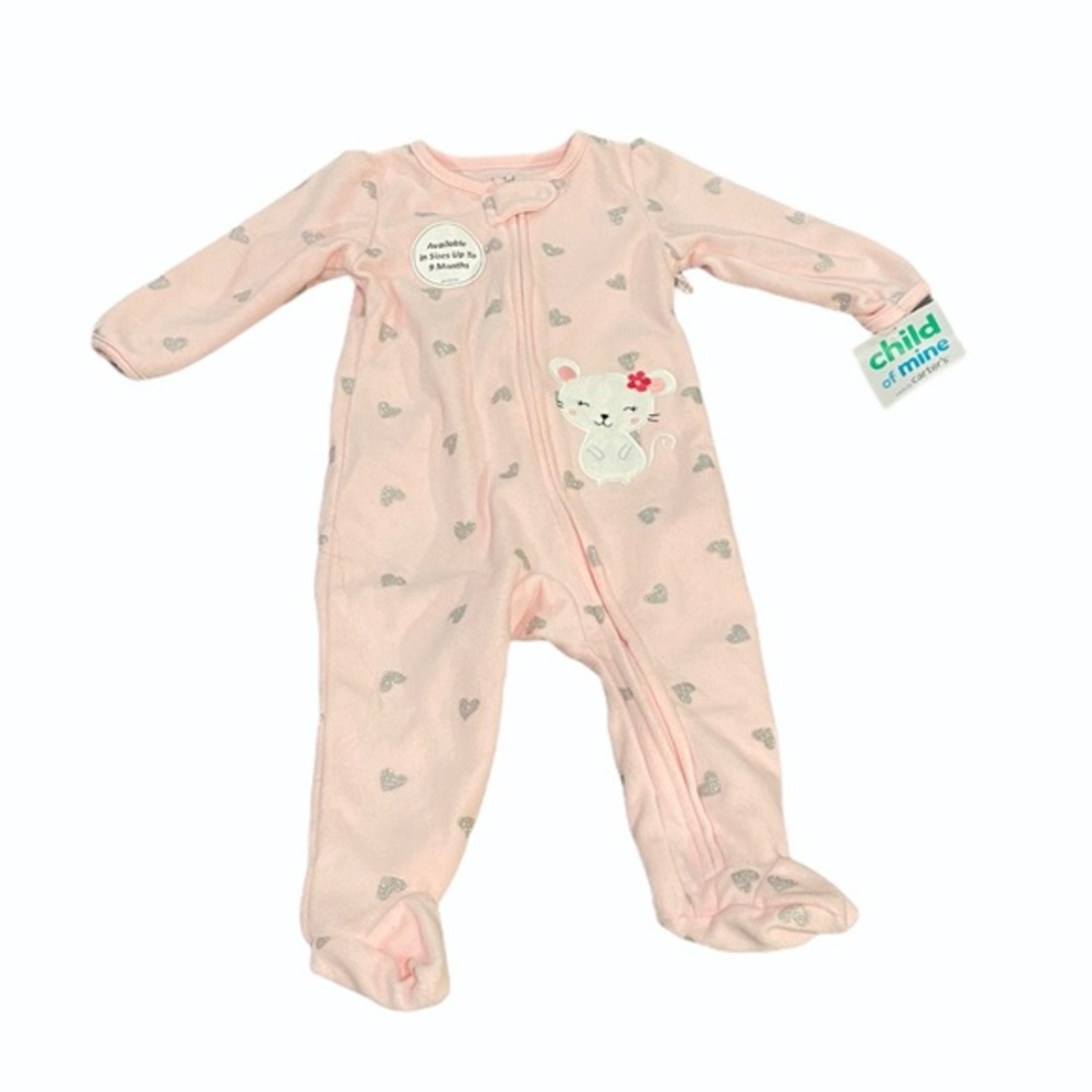 Carter's cute pink sleeper 6-9 months